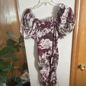 Boho floral dress